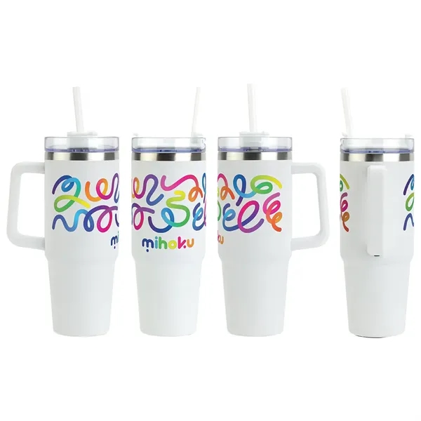 Medium White color option for Medina 30 Oz Vacuum Insulated Stainless Steel Mug