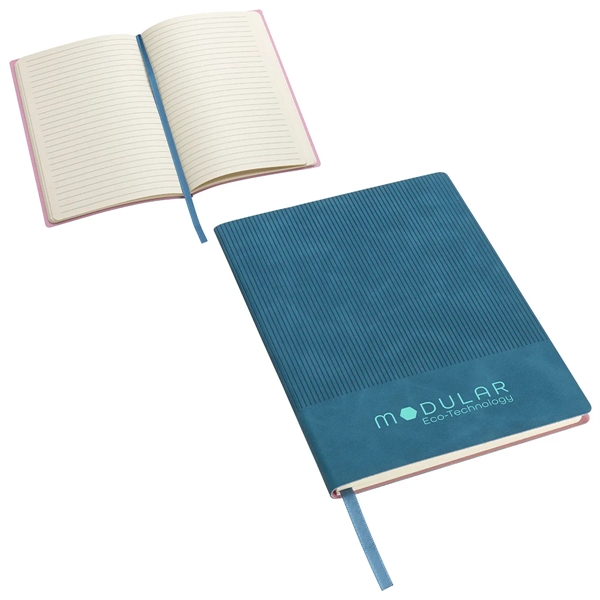 Medium Blue color option for Clique Ribbed Journal