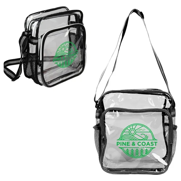 Clear color option for Diamond Clear Tpu Messenger Bag