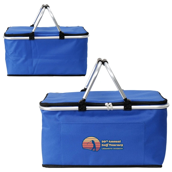 Medium Royal Blue color option for Jamboree Insulated Hard Frame Picnic Basket