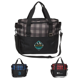 Photo of Plaid Insulated Cooler Bag