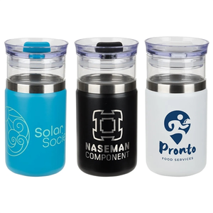 Photo of Tamari 12 Oz Glass Tumbler & Vacuum Insulated Cooler