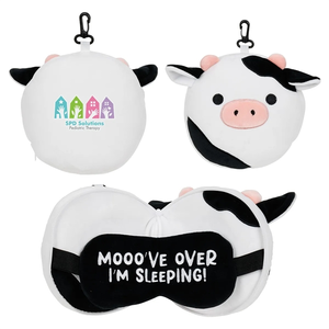 Photo of Comfort Pals™ Cow 2 In 1 Pillow Sleep Mask