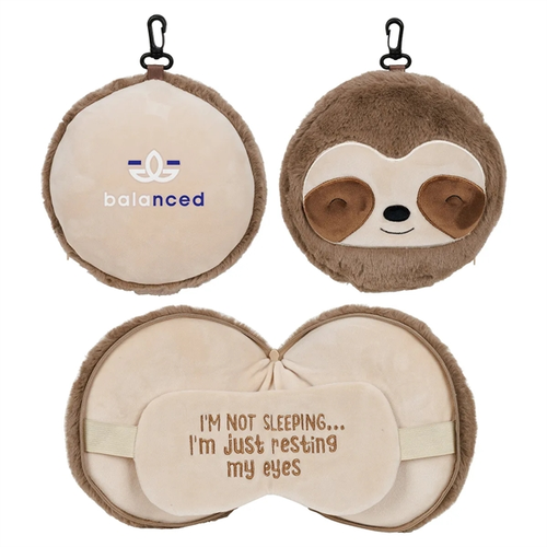 Photo of Comfort Pals™ Sloth 2 In 1 Pillow Sleep Mask