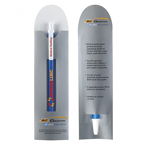 Photo of Bic Clic Stic Antimicrobial Pen And Sleeve