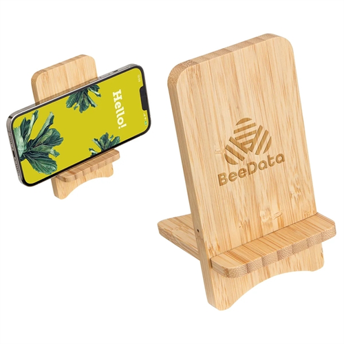 Photo of Fsc® Bamboo Wireless Charger Portable Phone Stand