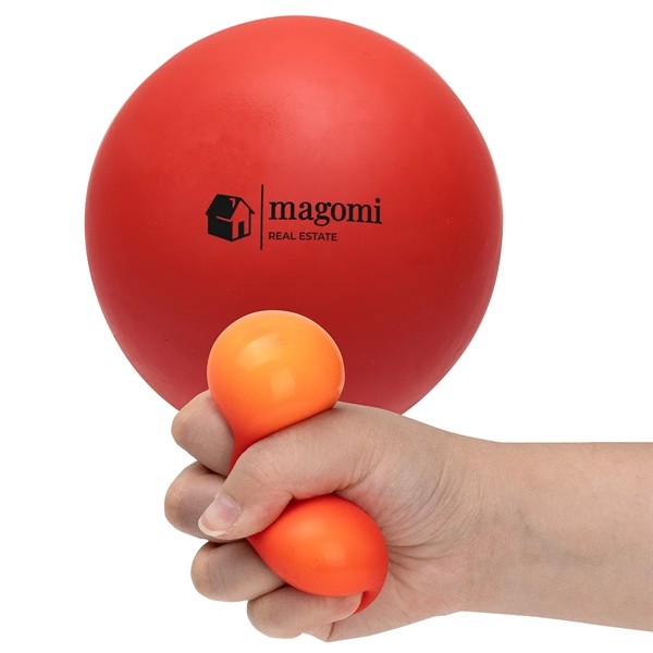 Medium Red color option for Squeeze & Pop Stress Ball