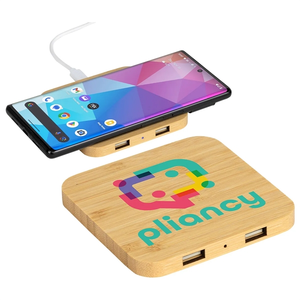 Photo of Panda Bamboo 15 W Wireless Charger With Dual Usb Ports
