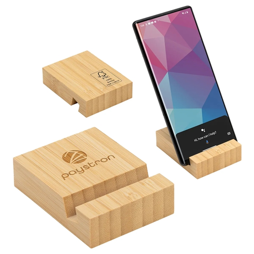 Photo of Bamboo Bloc Phone Stand