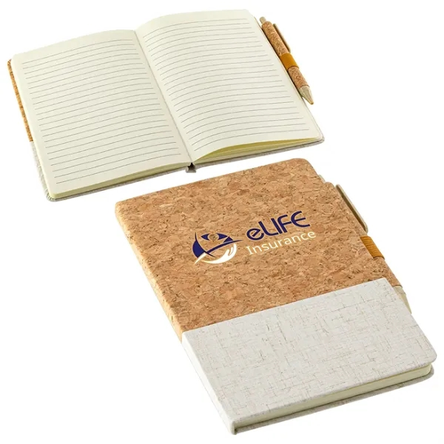 Photo of Cork & Linen Journal With Eco Pen