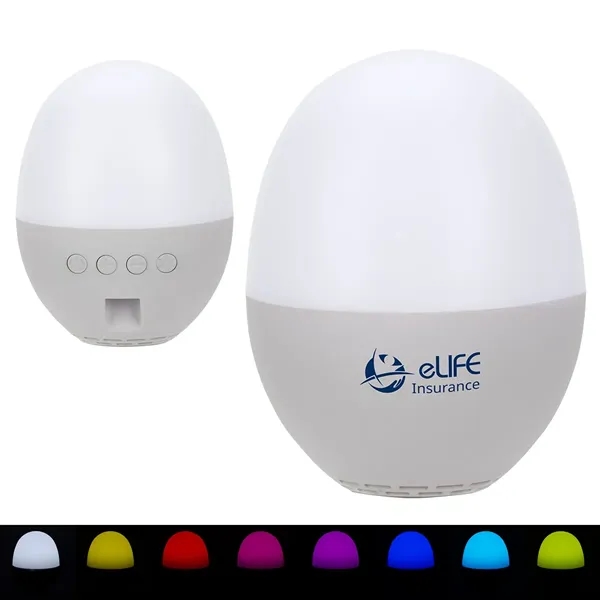 Light Gray color option for Audio Dome Lighted Wireless Speaker With White Noise Sounds