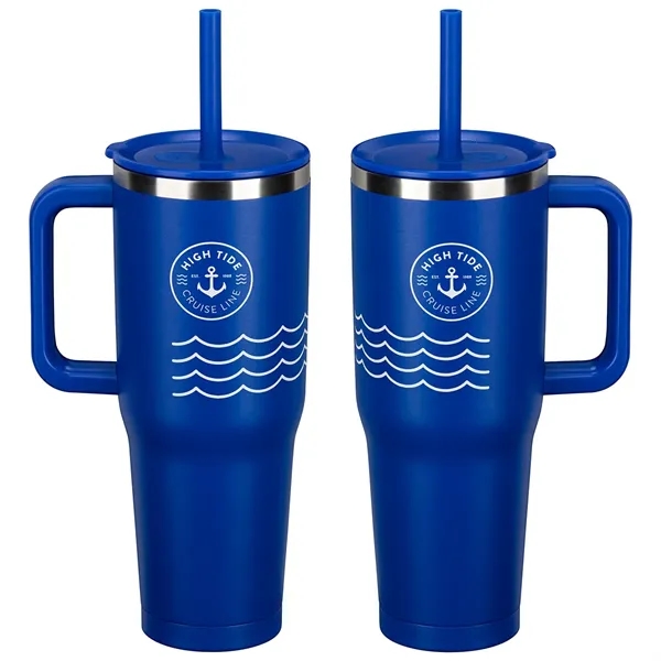 Medium Royal Blue color option for Senso® Summit 40 Oz Insulated Stainless Steel Travel Mug Wi