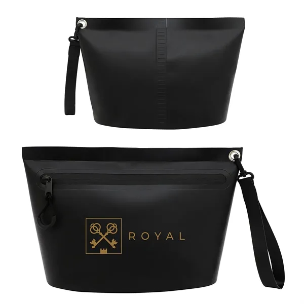 Medium Black color option for Sunfish Water Resistant Tarpaulin Utility Bag