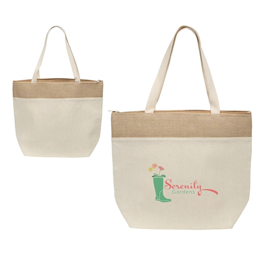 Photo of Savanna Jute & Recycled Cotton Cooler Tote
