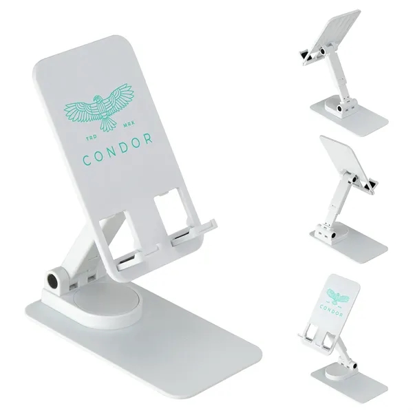 Medium White color option for Ellipse 360 Degree Rotation Heavy Duty Phone Stand
