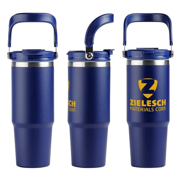 Medium Navy Blue color option for Senso® Venture Duo Flow 30 Oz Vacuum Insulated Stainless Ste