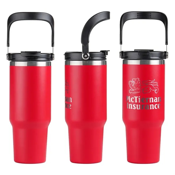Medium Red color option for Senso® Venture Duo Flow 40 Oz Vacuum Insulated Stainless Ste