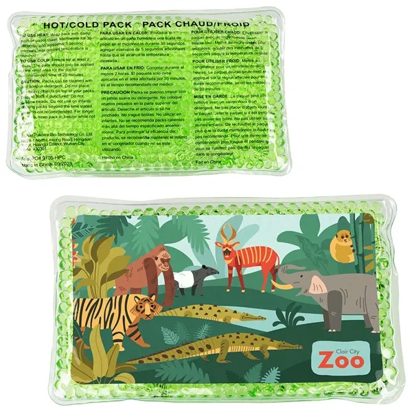 Clear Green color option for Full Color Aqua Pearls™ Hot/Cold Pack