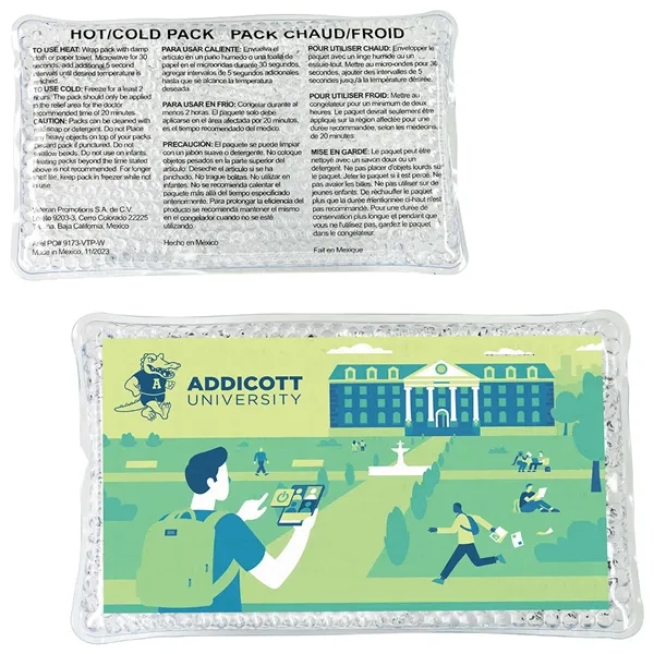 Clear color option for Full Color Aqua Pearls™ Hot/Cold Pack