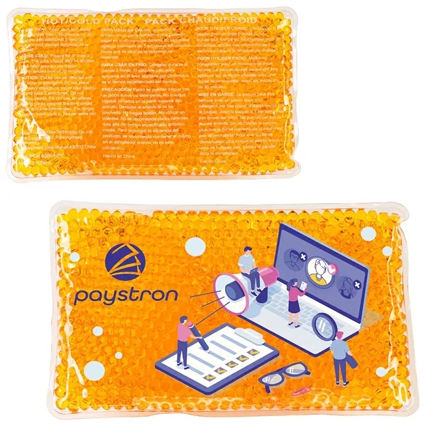Medium Orange color option for Full Color Aqua Pearls™ Hot/Cold Pack
