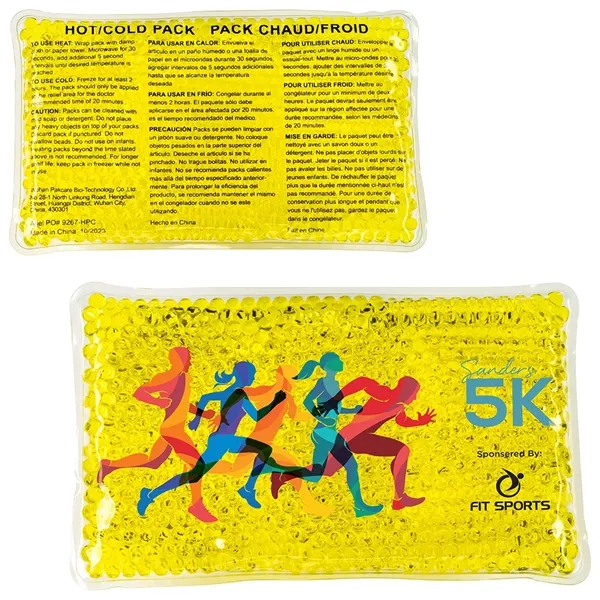 Medium Yellow color option for Full Color Aqua Pearls™ Hot/Cold Pack