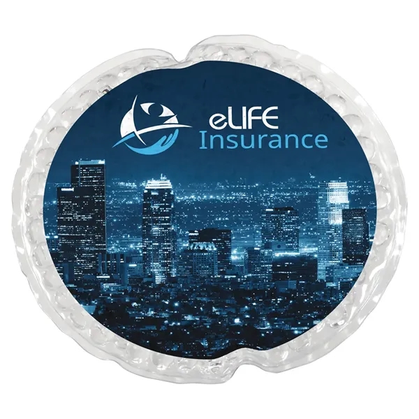 Clear color option for Full Color Round Aqua Pearls™ Hot/Cold Pack