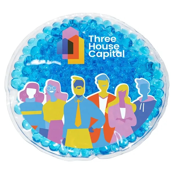 Royal Blue color option for Full Color Round Aqua Pearls™ Hot/Cold Pack