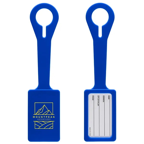 Medium Blue color option for Silicone Luggage Tag