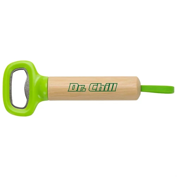 Medium Green color option for Pop Top Bamboo Bottle Opener