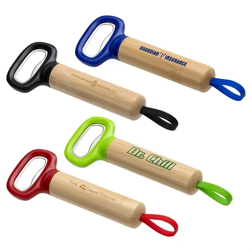 Main photo of Pop Top Bamboo Bottle Opener