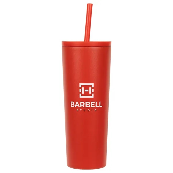 Medium Red color option for Bradford 24 Oz Vacuum Insulated Stainless Steel Tumbler With