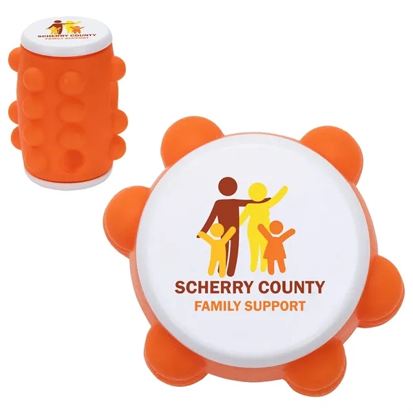 Medium Orange color option for Push Pop Spinning Top