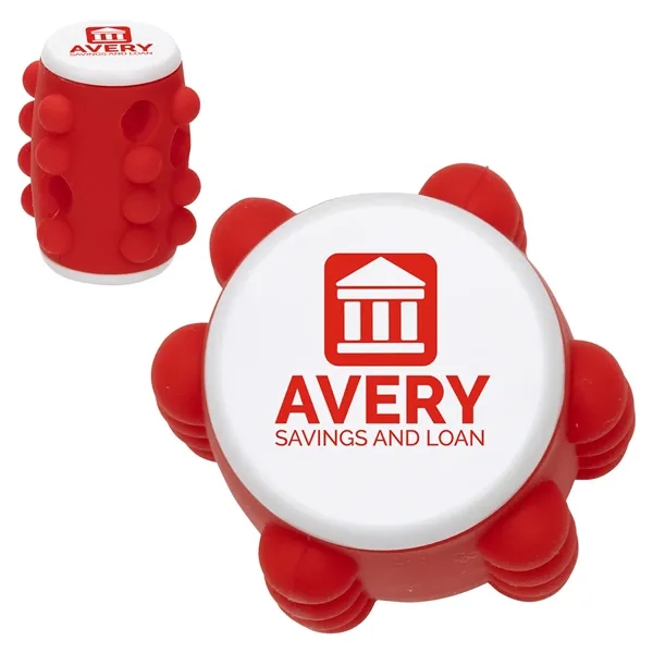 Medium Red color option for Push Pop Spinning Top