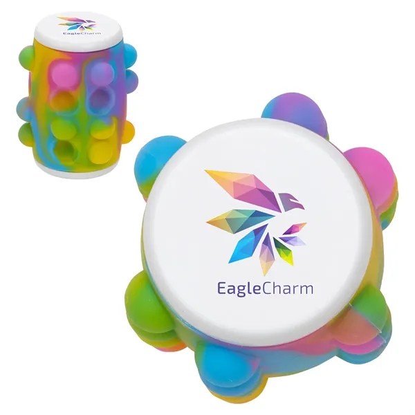 Rainbow color option for Push Pop Spinning Top