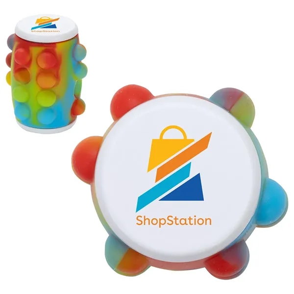 Reactive Rainbow color option for Push Pop Spinning Top