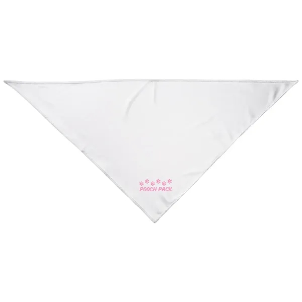 Medium White color option for Pup Pet Bandana