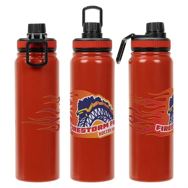 Medium Red color option for Nomad 27 Oz Vacuum Insulated Stainless Steel Bottle