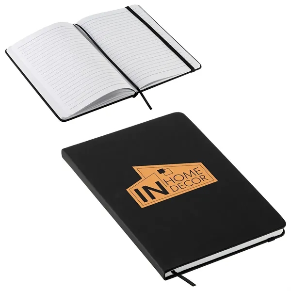 Medium Black color option for Savvy Recycled Journal