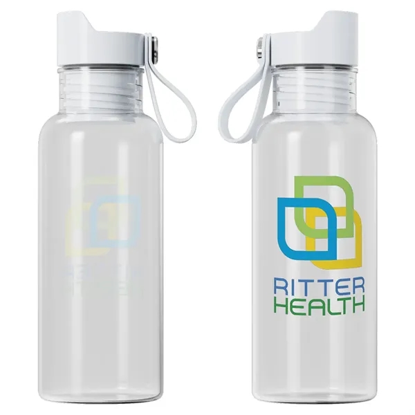 Clear color option for Lagoon 20 Oz Rpet Bottle