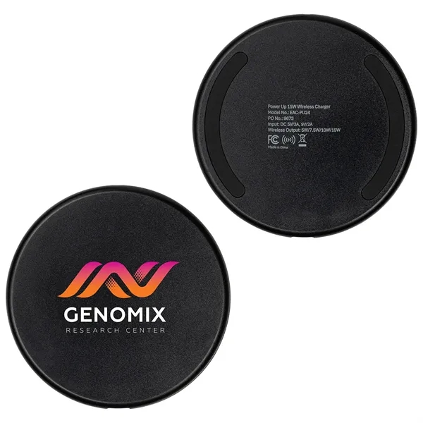 Medium Black color option for Power Up 15 W Wireless Charger