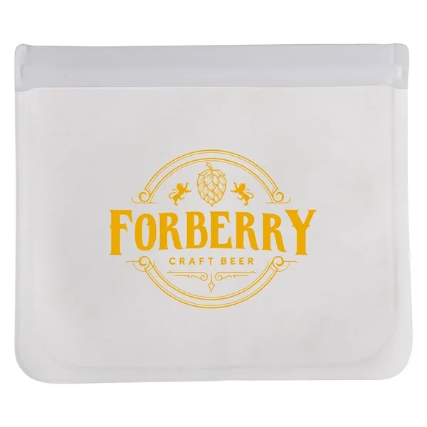 Medium White color option for Sunflower Peva Zip Closure Utility Bag