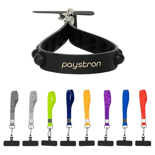 Main photo of 2 In 1 Push Pop Stress Reliever Phone And Keychain Wristlet