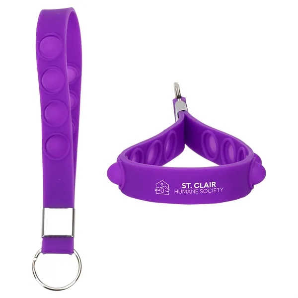 Medium Purple color option for Push Pop Stress Reliever Keychain