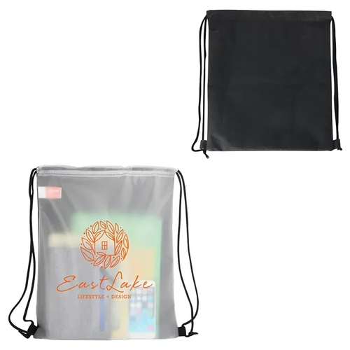 Photo of Pearl Soft Touch Drawstring Bag