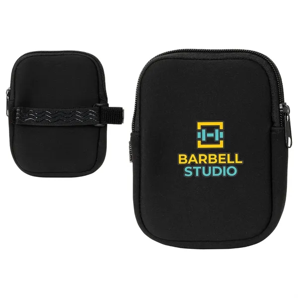 Medium Black color option for Cup Cadet Zippered Pouch