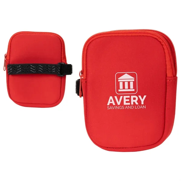 Medium Red color option for Cup Cadet Zippered Pouch