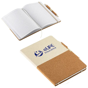 Photo of Grass Field Cork Recycled Journal With Pen