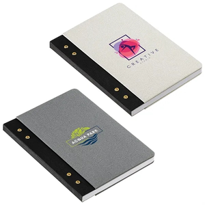 Photo of Executive Fsc® Journal With Textured Grommet Spine