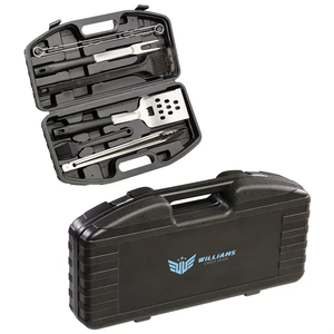 Photo of Highland 9 Piece Stainless Steel Bbq Set With Hardshell Case