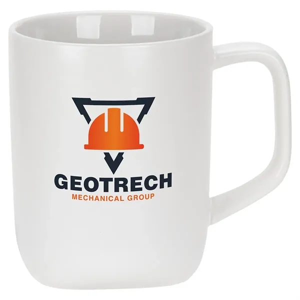 Medium White color option for Marzano 18 Oz Recycled Ceramic Mug